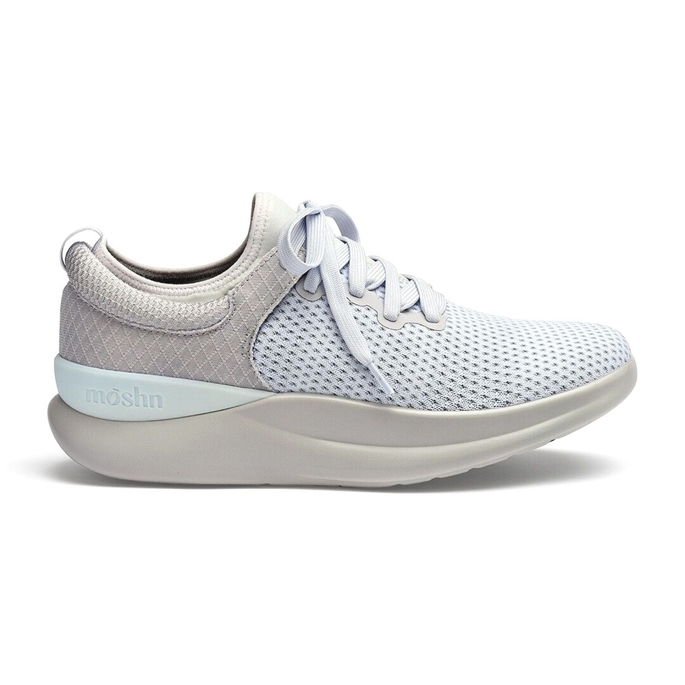 moshn Rhythm Orthotic Walking Athletic Shoe Lucent White Size 11